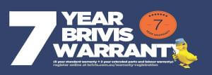 7 Years Brivis Cooling Warranty
